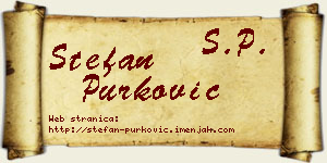 Stefan Purković vizit kartica